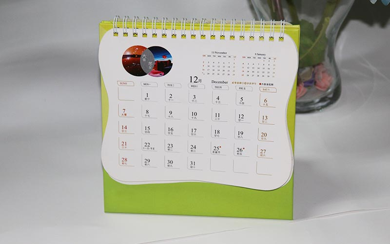 新款台曆定制廠家，定制各種